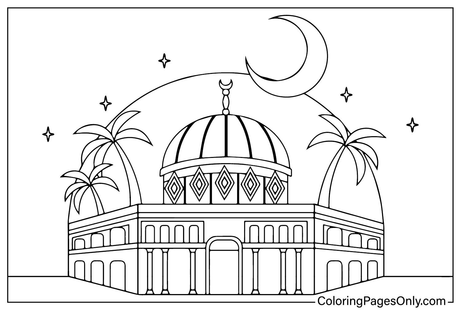 Palestine Coloring Page from Palestine