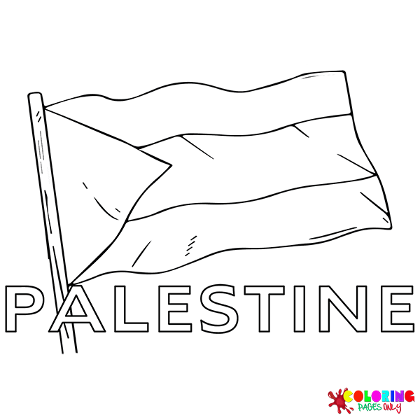 Palestina kleurplaten
