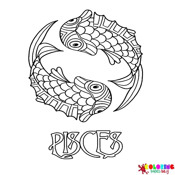 Desenhos para colorir de peixes
