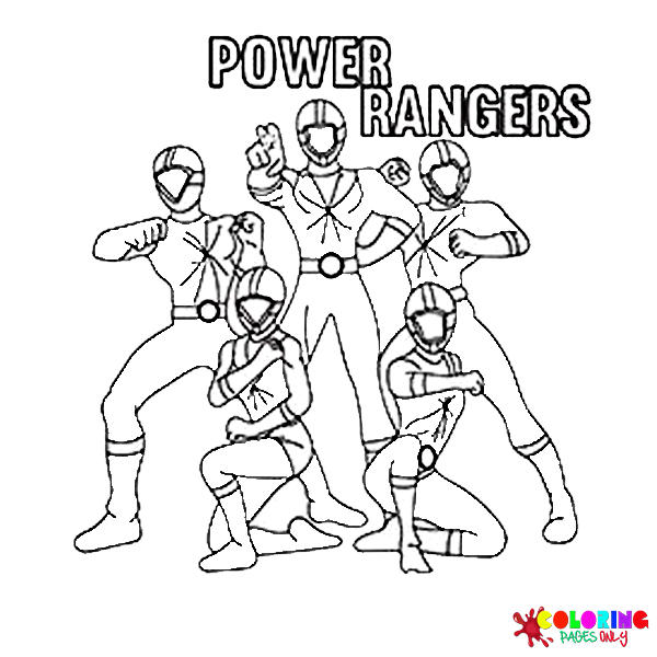 Disegni da colorare Power Rangers