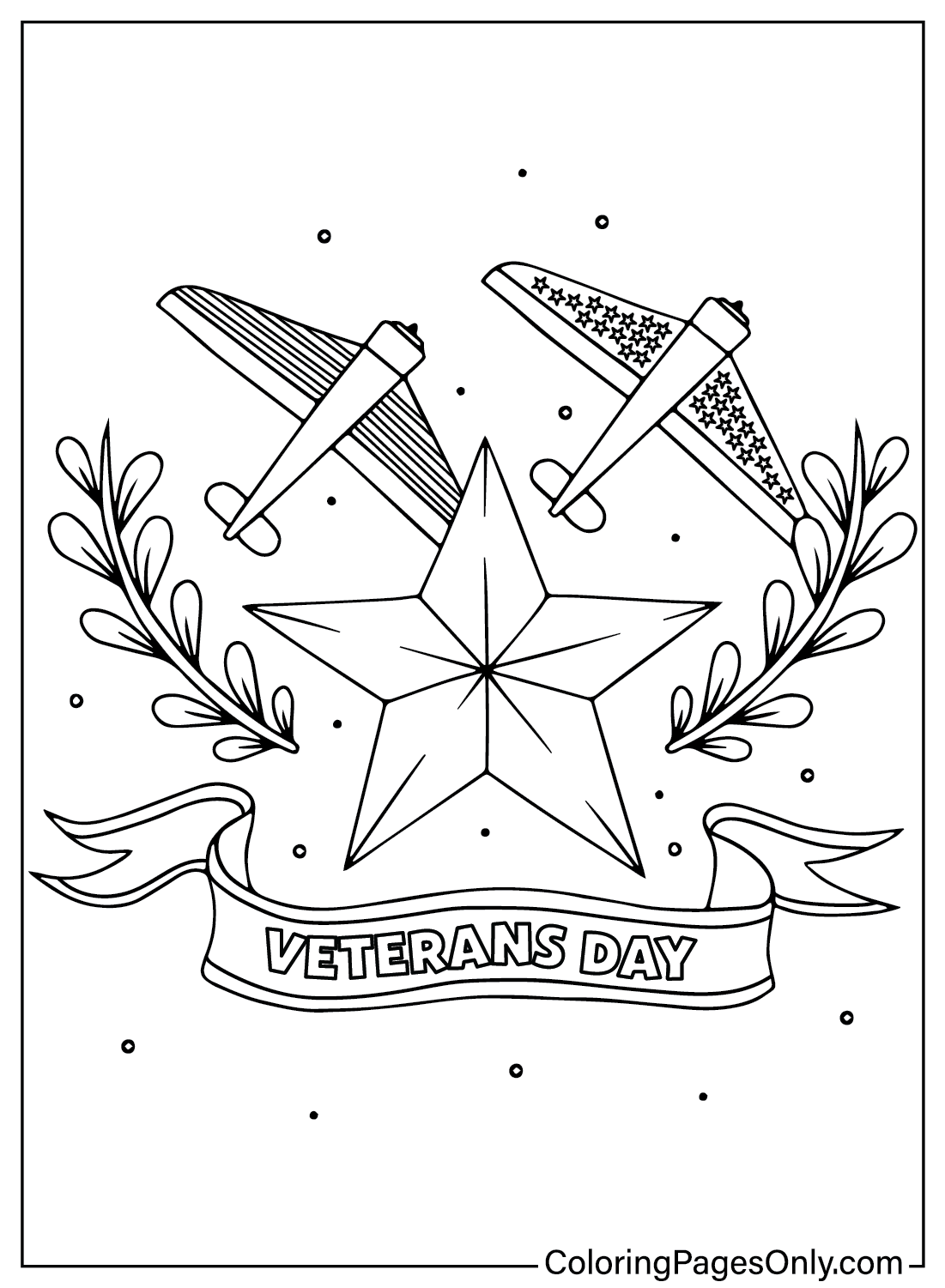 Printable Veterans Day Coloring Page