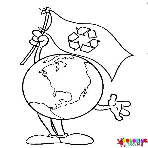 Recycling Coloring Pages