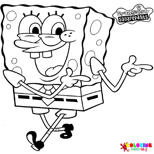 Spongebob Kleurplaten