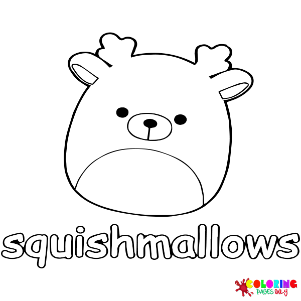 Squishmallow 着色页
