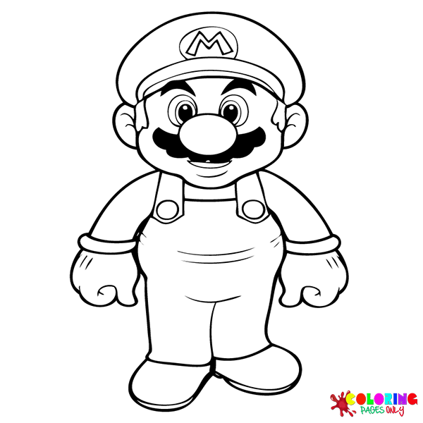 Super Mario Bros Kleurplaten