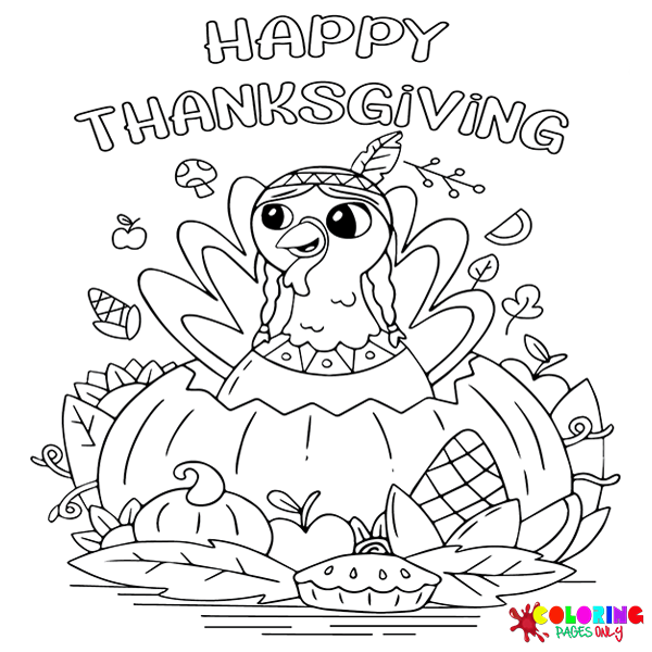 Coloriages de Thanksgiving