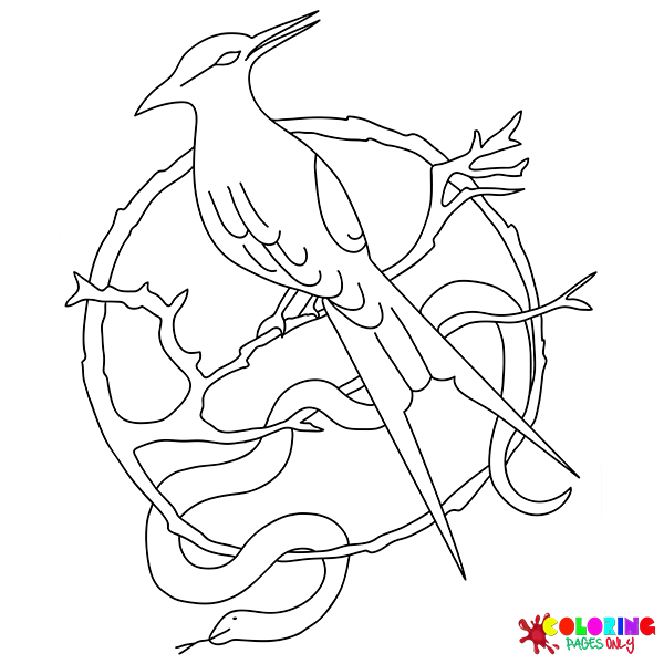 Desenhos para colorir Jogos Vorazes: A Balada dos Pássaros e Cobras