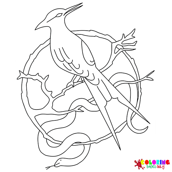 Coloriages Hunger Games : La ballade des oiseaux chanteurs et des serpents