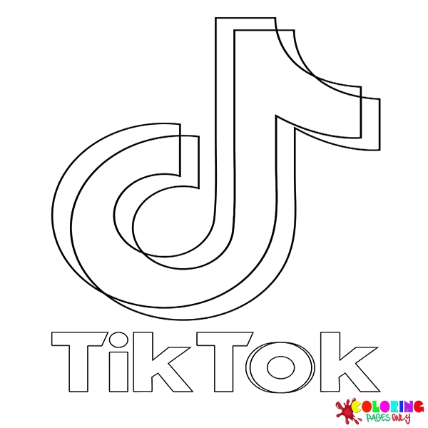 Desenhos para colorir do TikTok