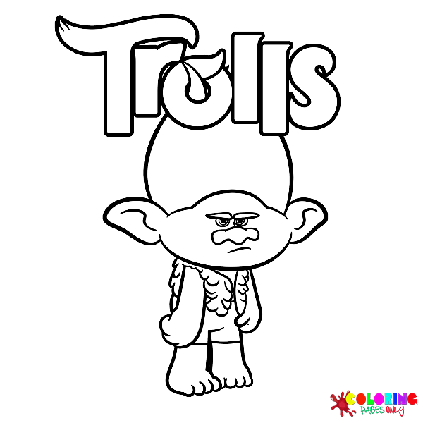 Coloriages de trolls