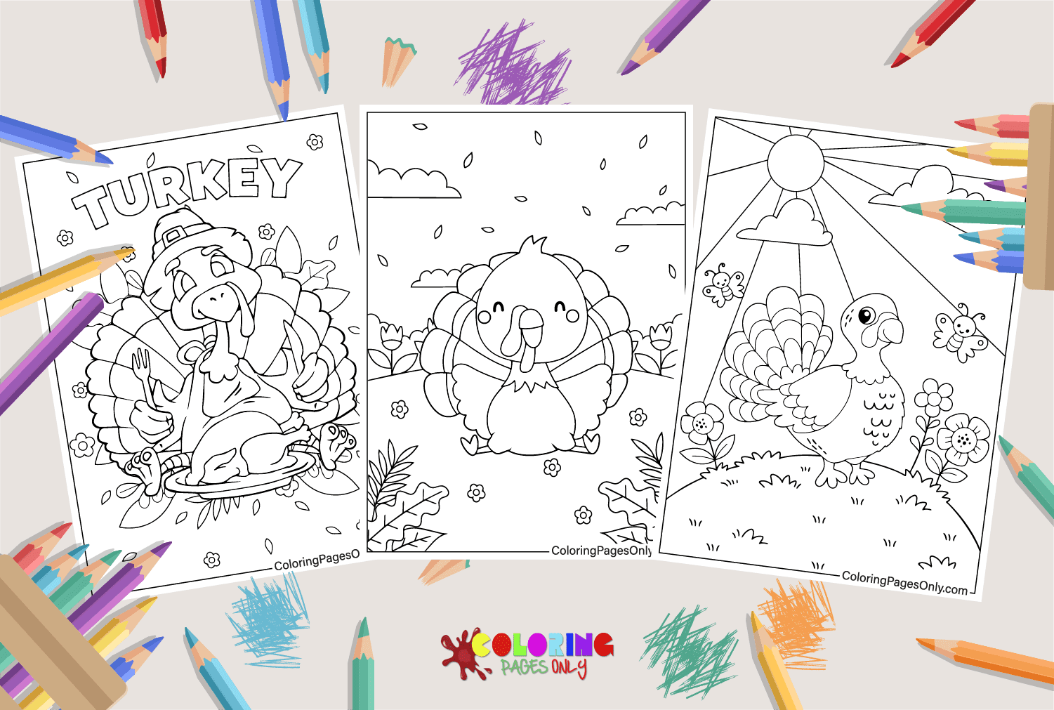 Turkey Coloring Pages Avatar
