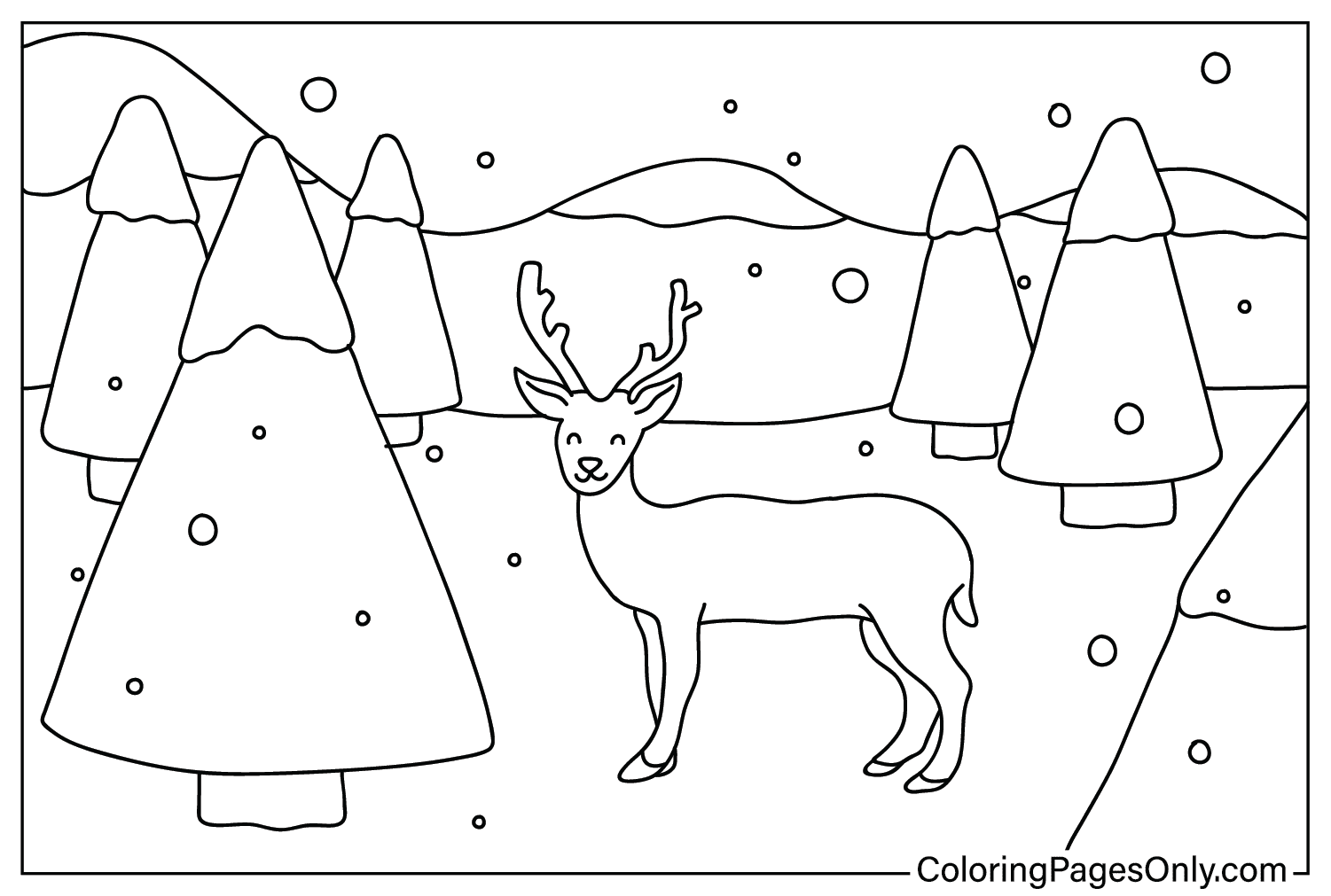 Winter Coloring Pages Printable