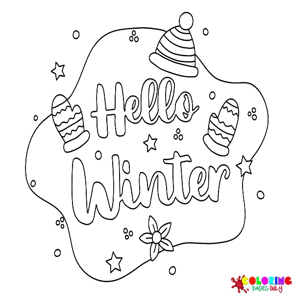 Winter 2024 Coloring Pages
