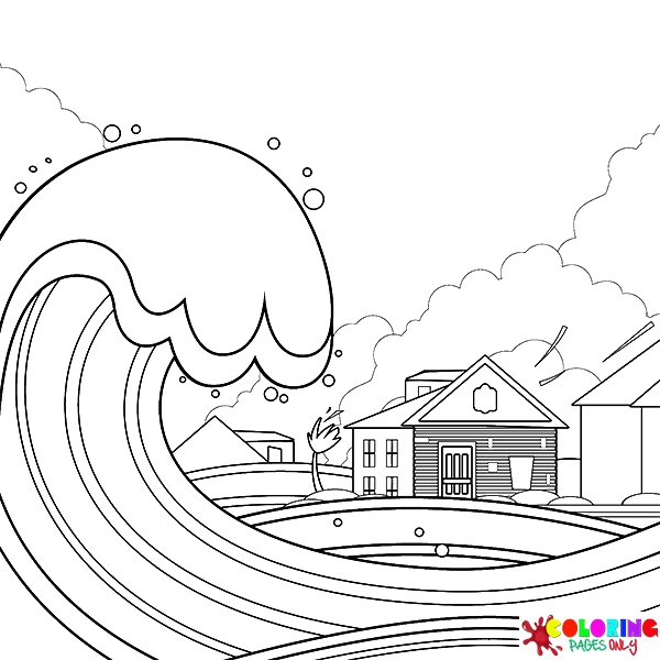 Disasters Coloring Pages