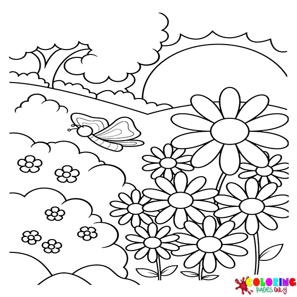 Nature & Seasons Coloring Pages - Free Printable Coloring Pages