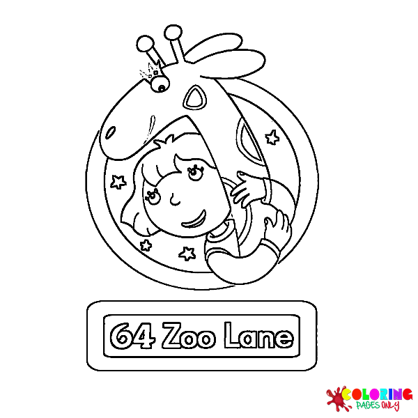 64 Zoo Lane Kleurplaten