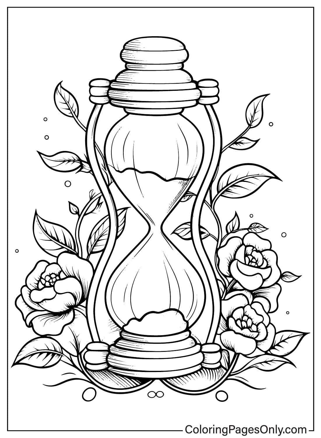 Aesthetic Drawing Free Coloring Page