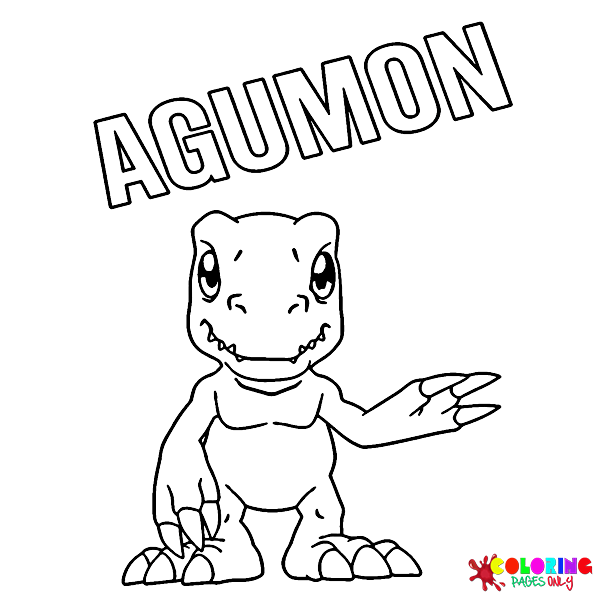 Agumon Coloring Pages