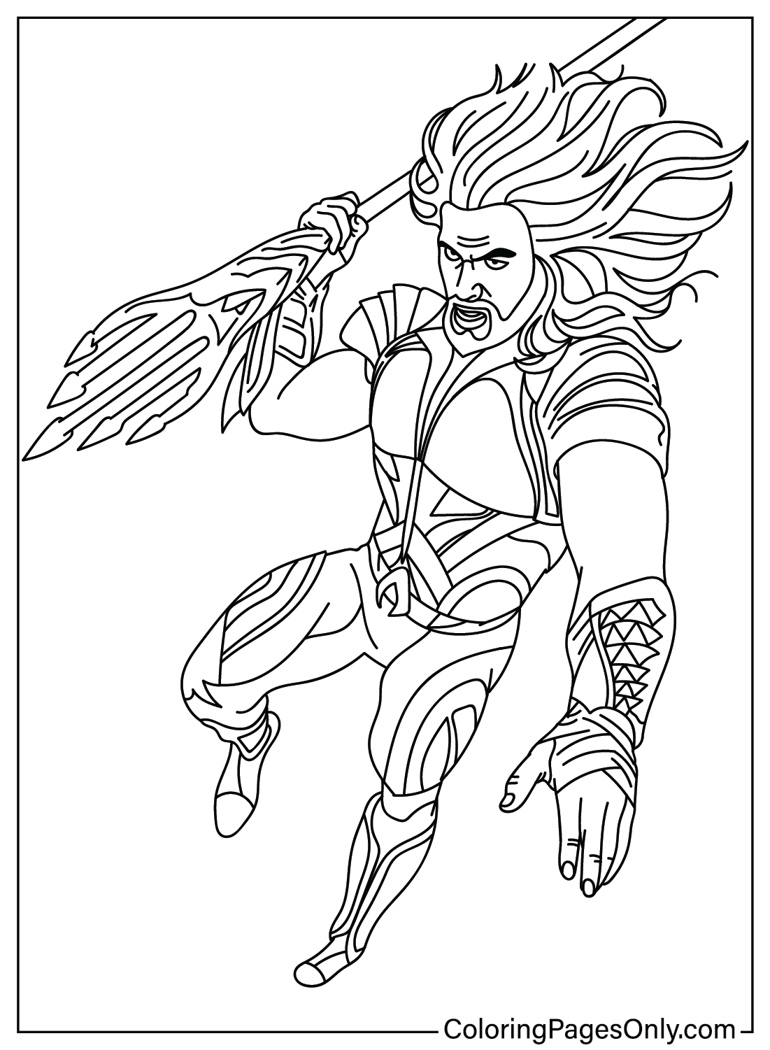 Aquaman Coloring Pages to Download from Aquaman