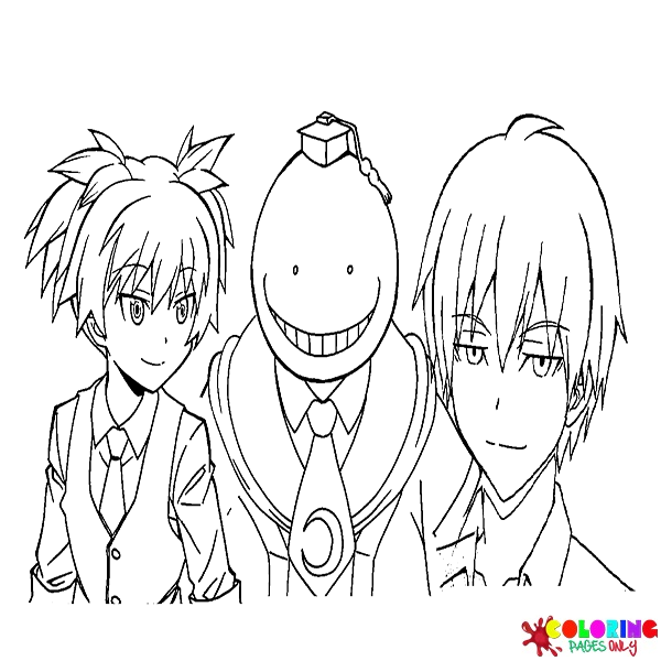 Assassination Classroom Coloring Pages