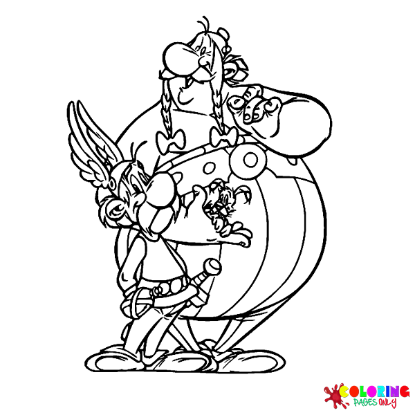 Asterix Coloring Pages