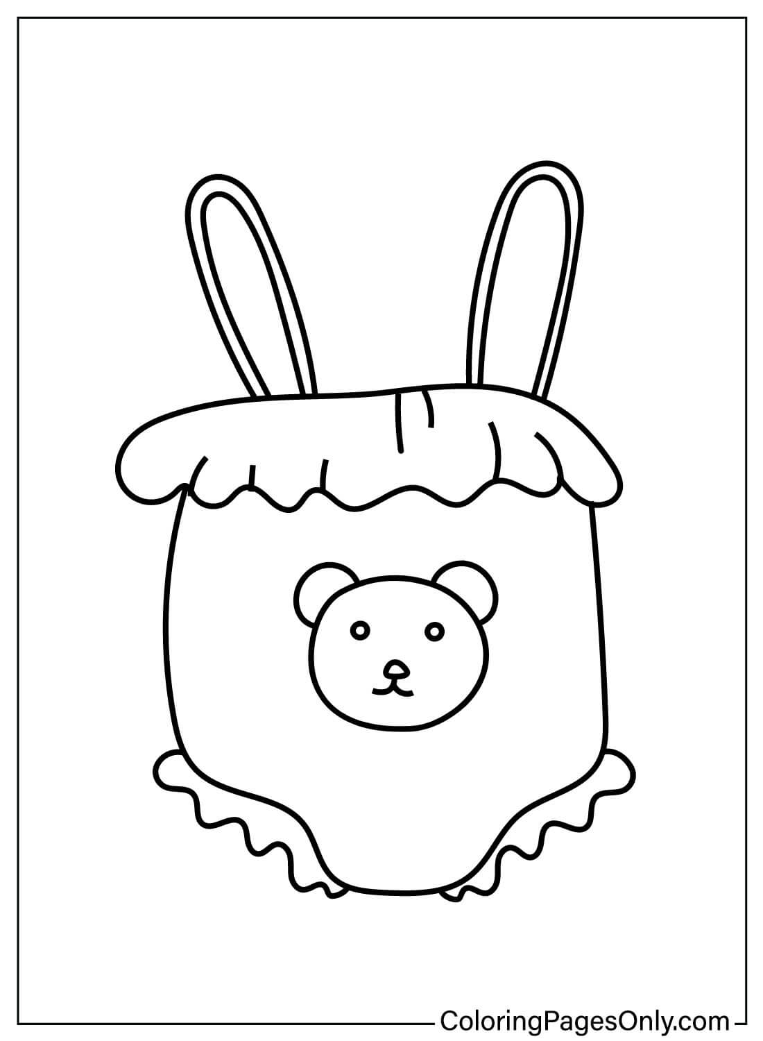 Baby Clothes Coloring Page Printable from Baby Clothes