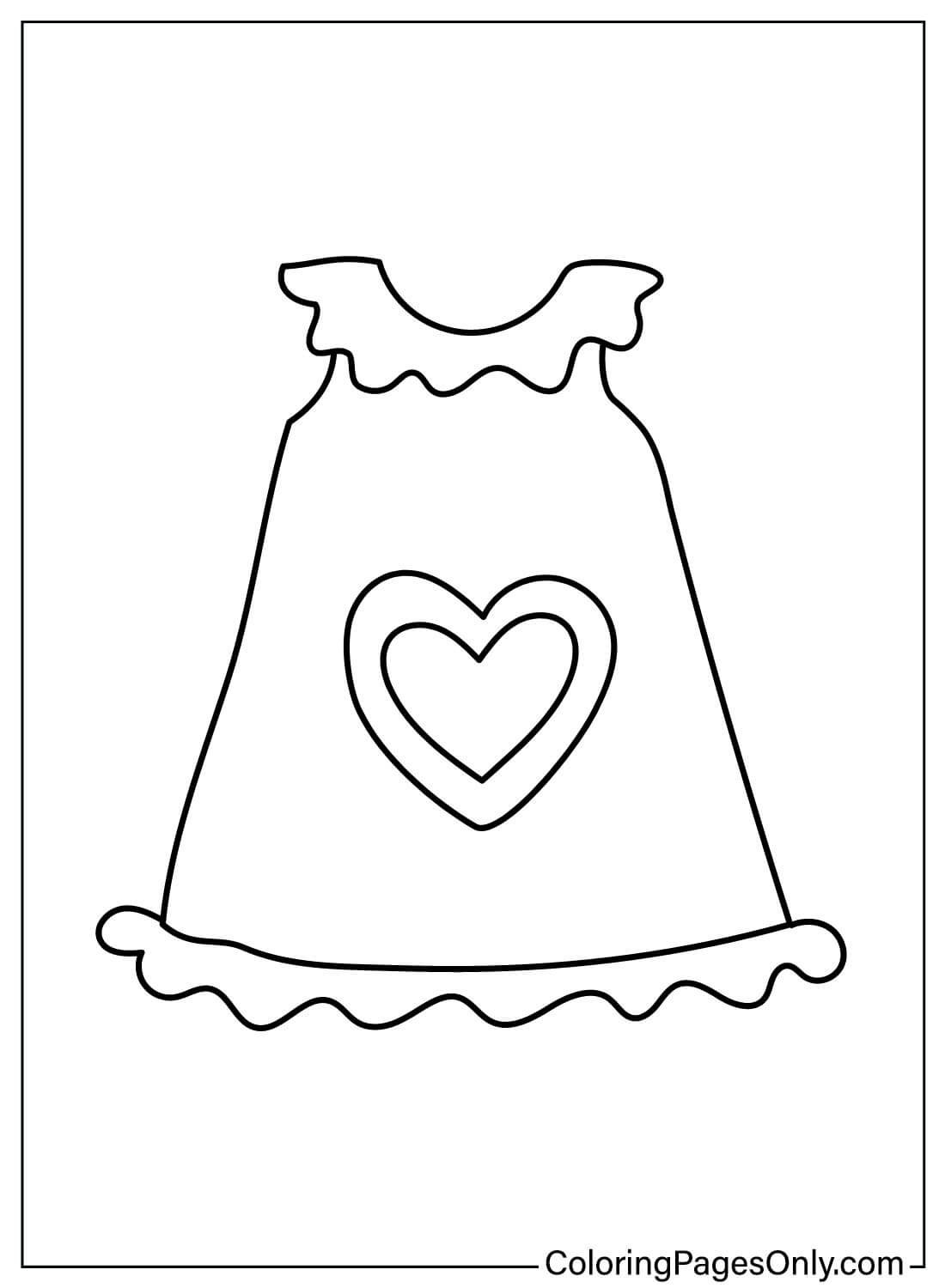 Baby Clothes Coloring Pages PDF from Baby Clothes