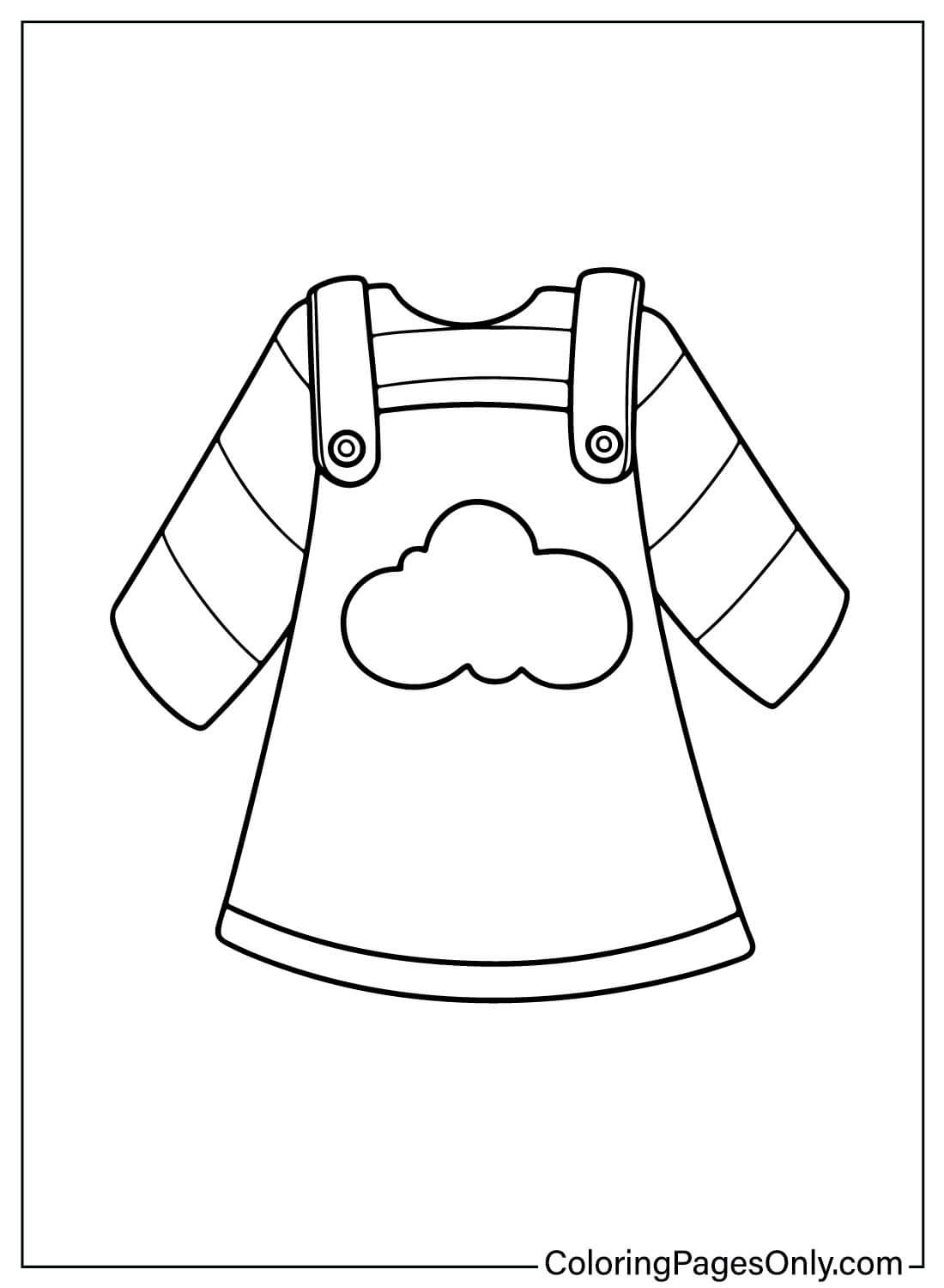 Baby Clothes Coloring Pages Pictures from Baby Clothes