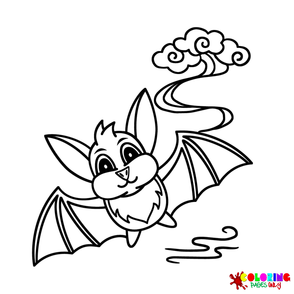 Desenhos de morcegos para colorir
