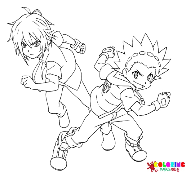 Coloriages Beyblade