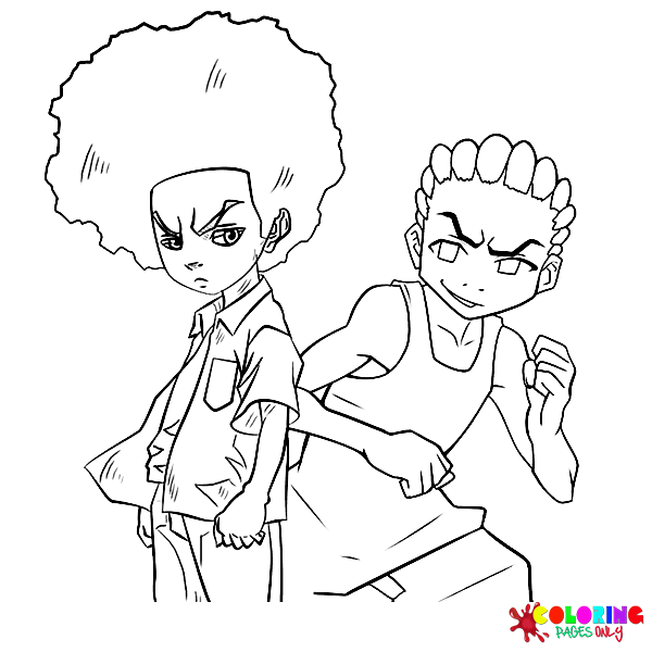 Boondocks Coloring Pages