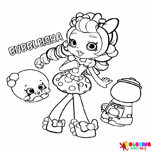 Bubbleisha Coloring Pages