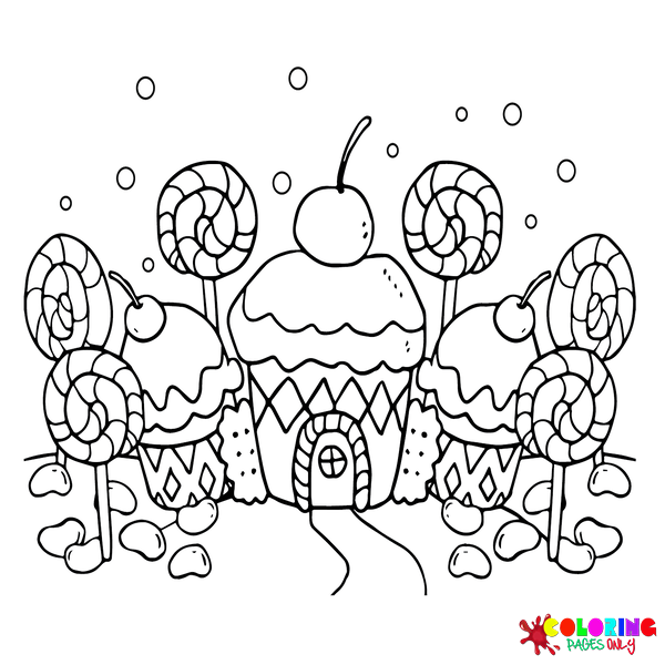 27 Free Printable Candyland Coloring Pages