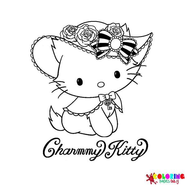 Dibujos de Charmmy Kitty para colorear