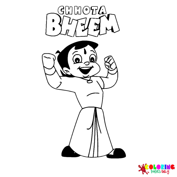 Páginas para colorir de Chhota Bheem