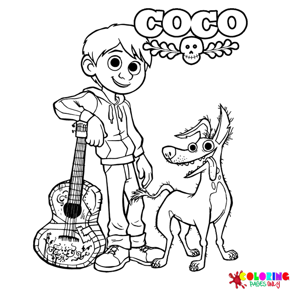 Coco Para Colorear