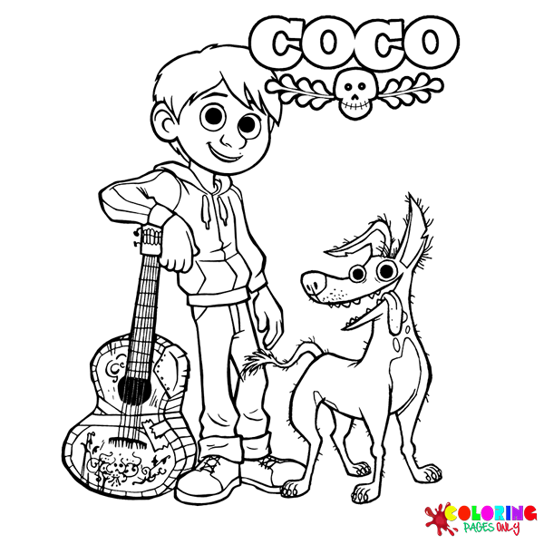 Coco Coloring Pages