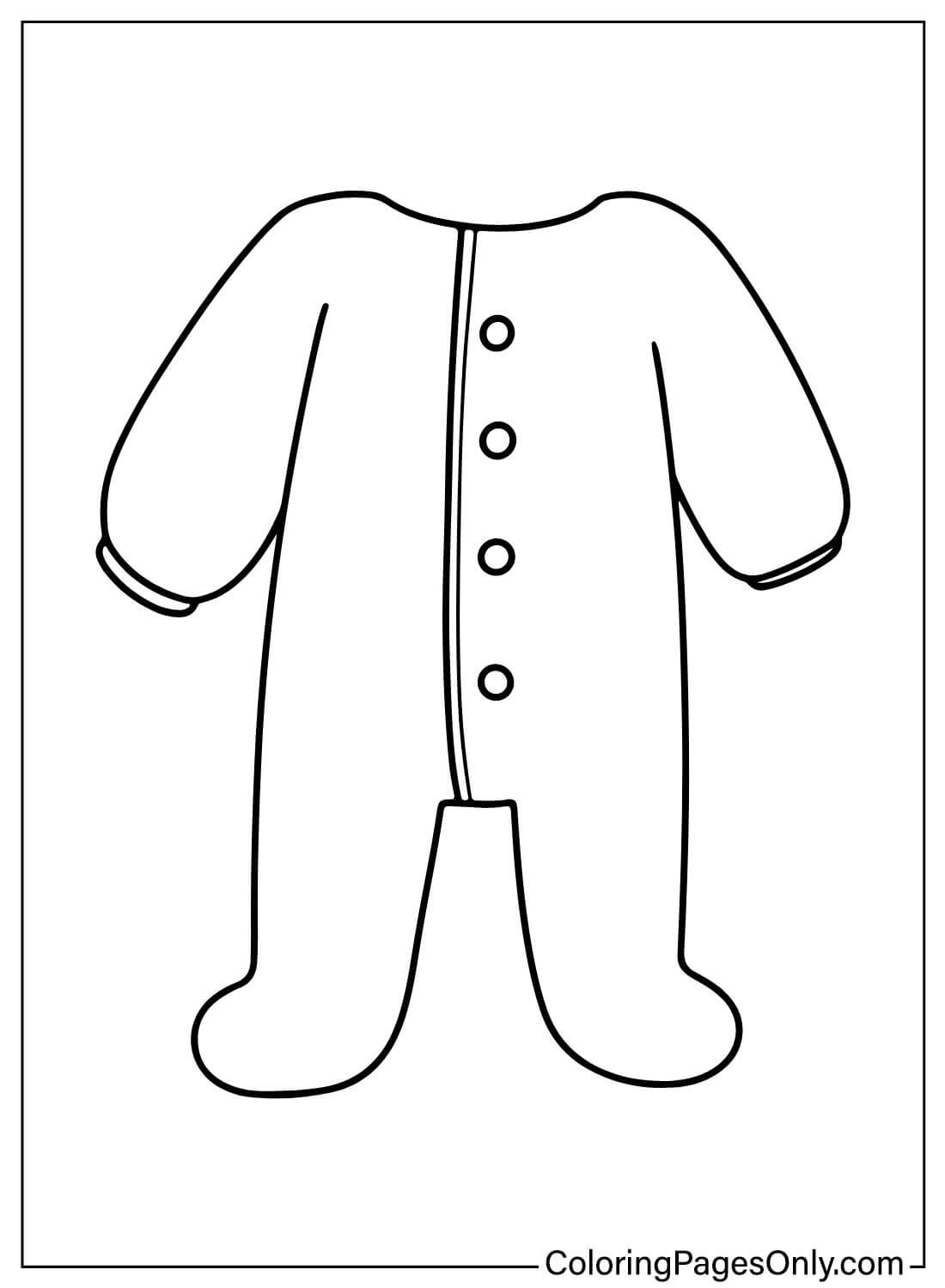 Coloring Pages Free Baby Clothes from Baby Clothes