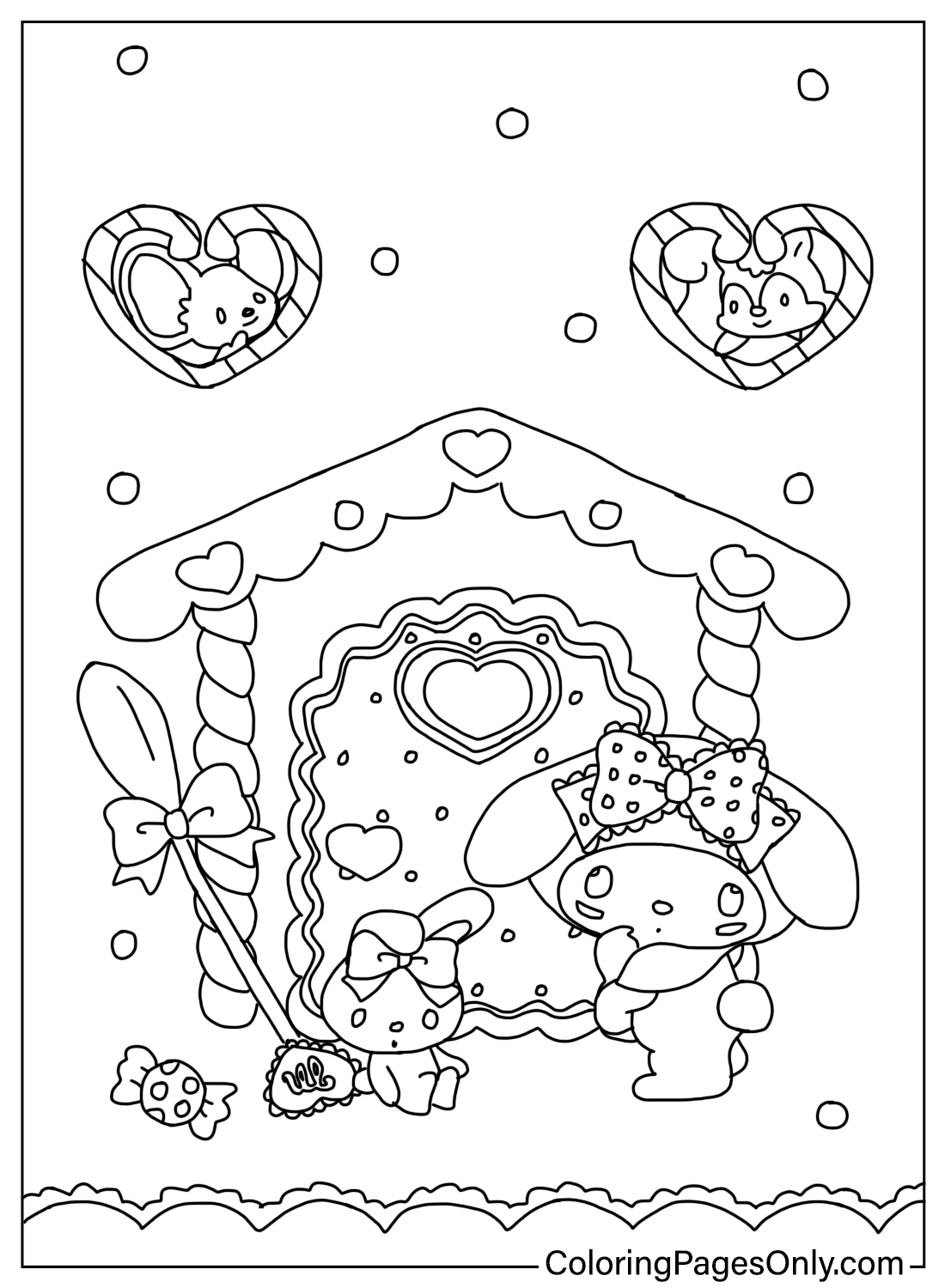 79 Free Printable My Melody Coloring Pages
