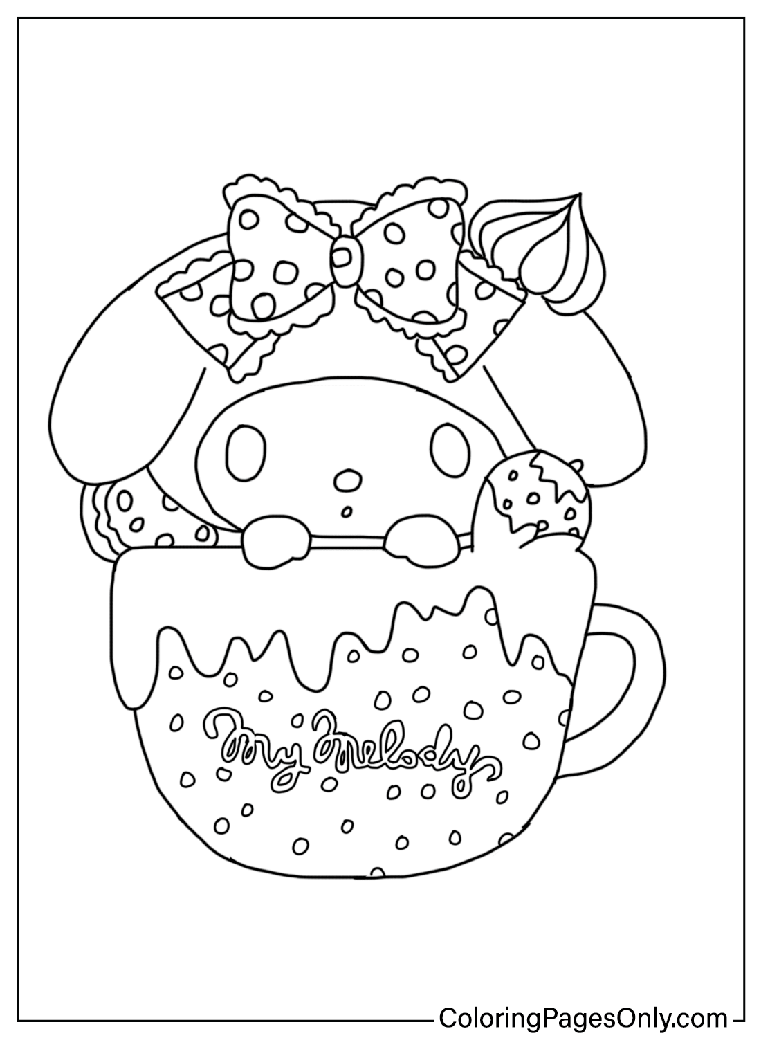 Coloring Pages My Melody Free Free Printable Coloring Pages
