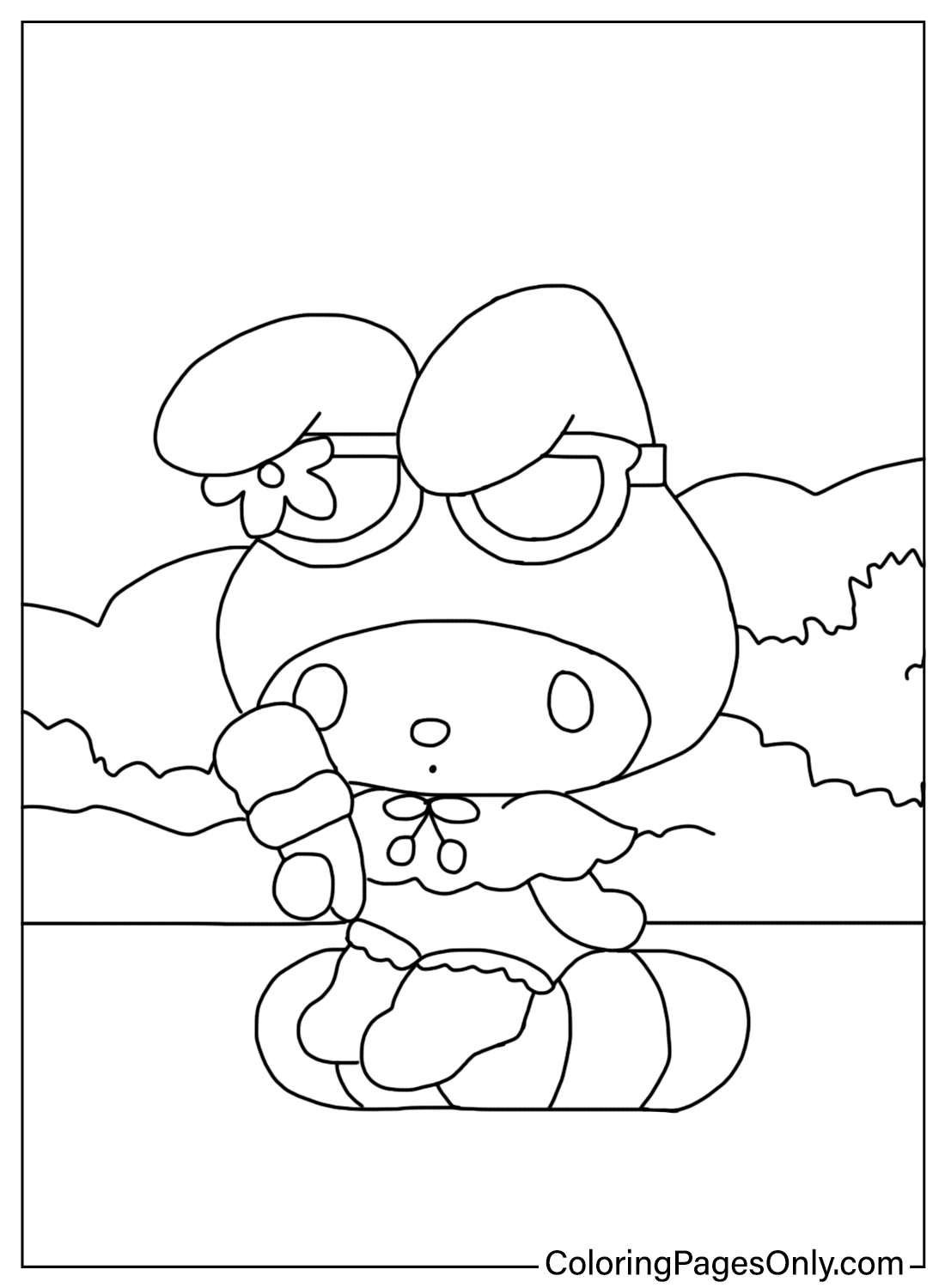 Coloring Pages My Melody Free Printable Coloring Pages
