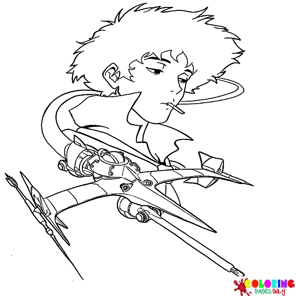 Cowboy Bebop Coloring Pages