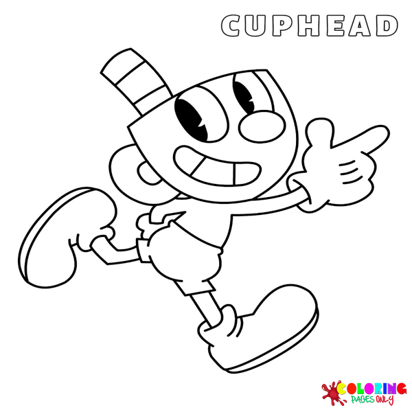 Cuphead para colorear