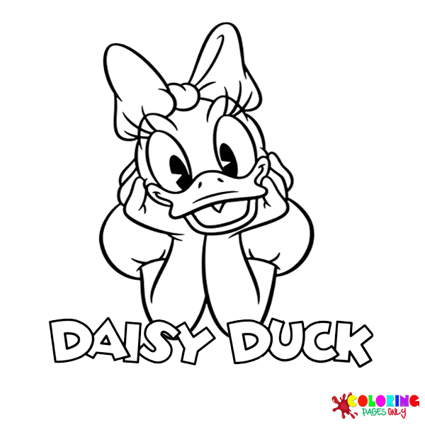 Daisy Duck Kleurplaten