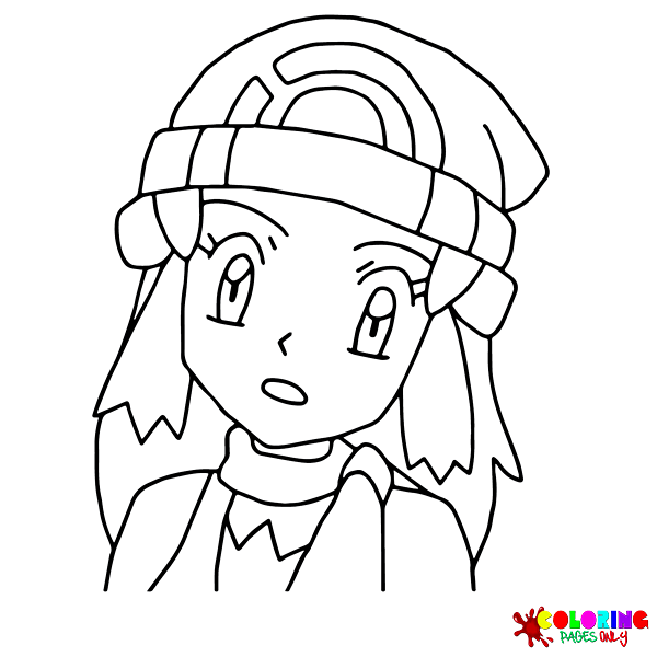 Dawn Pokemon Coloring Pages
