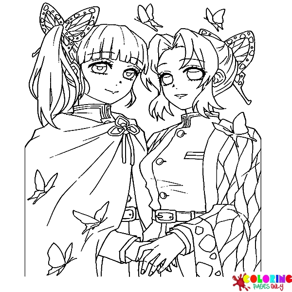 Demon Slayer Coloring Pages