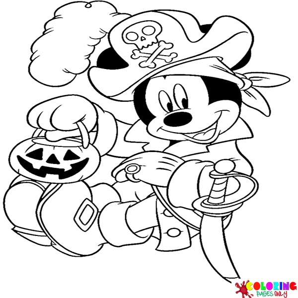 Coloriage Halloween Disney