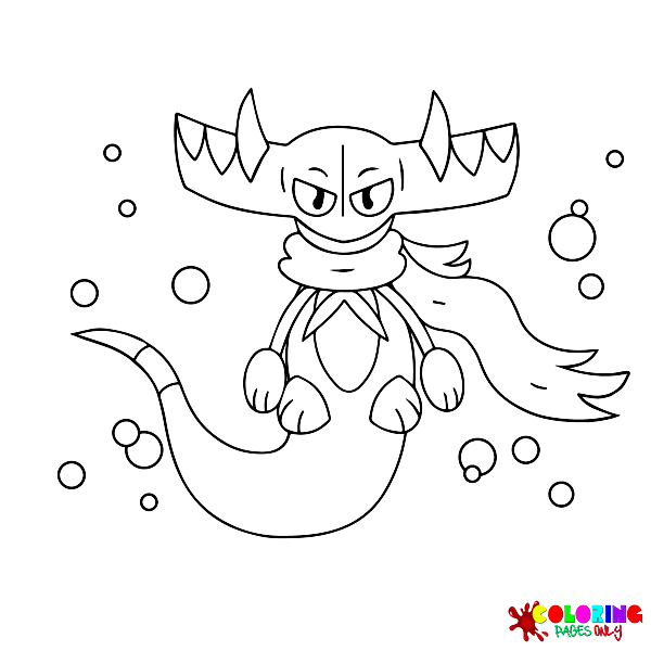 drakloak coloring page pokemon