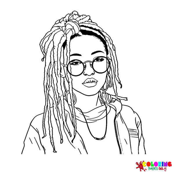 Dreadlocks Coloring Pages