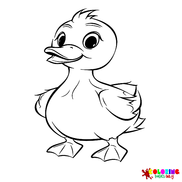 Duckling Coloring Pages